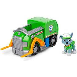 Paw Patrol Rockyâs Recycle Truck Vehicle with Collectible Figure, for Kids Aged 3 and Up